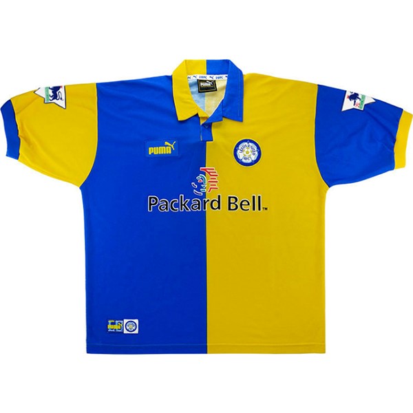Camiseta Leeds United 1ª Retro 1998 1999 Amarillo